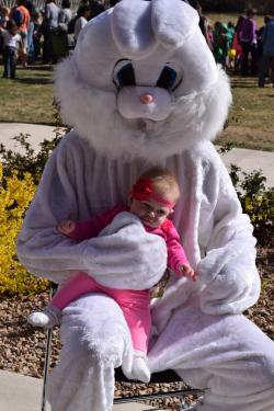 Pic of Easter Bunny and Baby