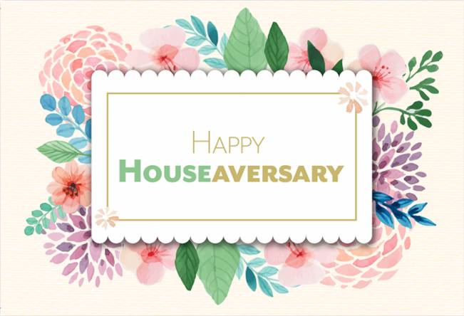 Pic of Card Happy Housaversary