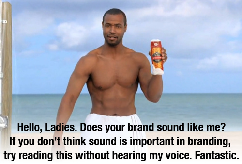 Pic of Old Spice Guy marketing