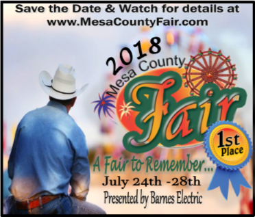 Pic of Mesa County Fair 2018 Save the Date