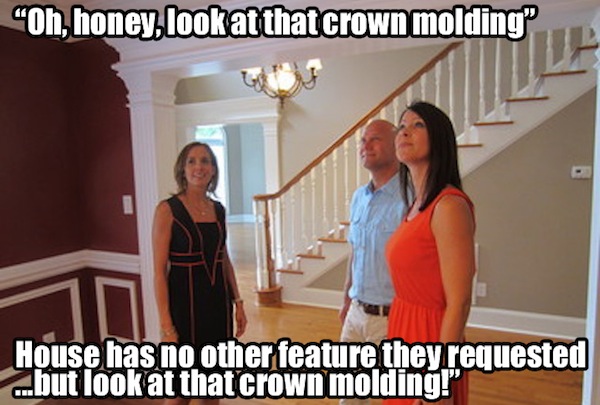 Meme of crown molding feature