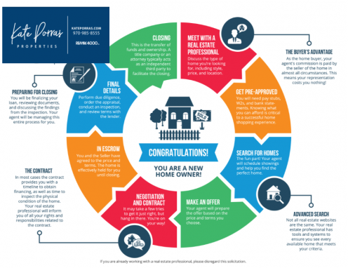 Info Graphic Kate Porras Real Estate Home Buying Road Map