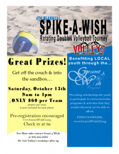 Spike a Wish Poster Fall