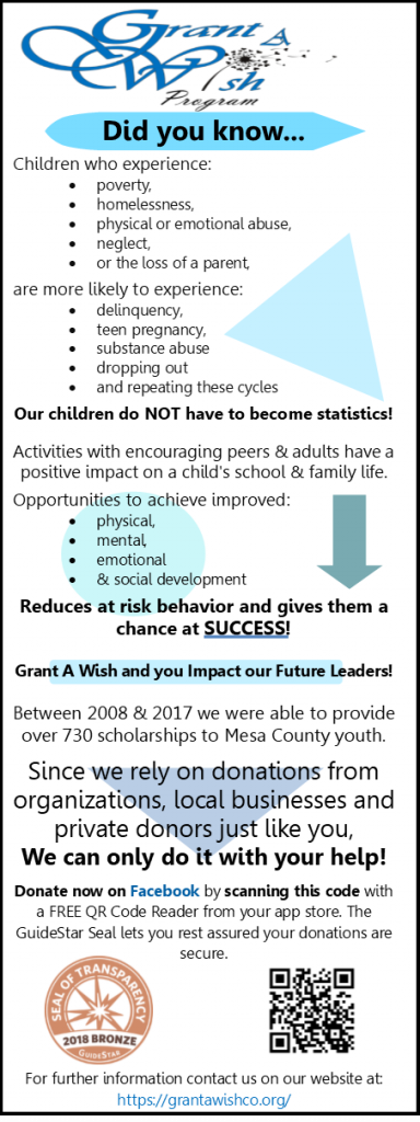 Facts about Grant a Wish Program